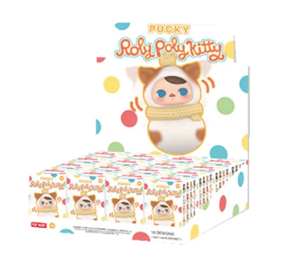 PUCKY Roly Poly Kitty Series Figrues
