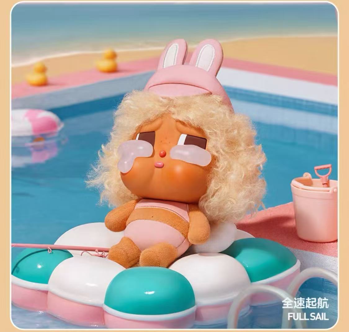 CRYBABY VACATION MODE ON Vinyl plush pendant blind box