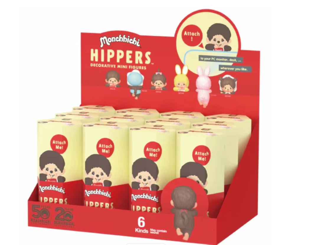 Monchichi HIPPERS DECORATIVE MINI FIGURES Blind Box