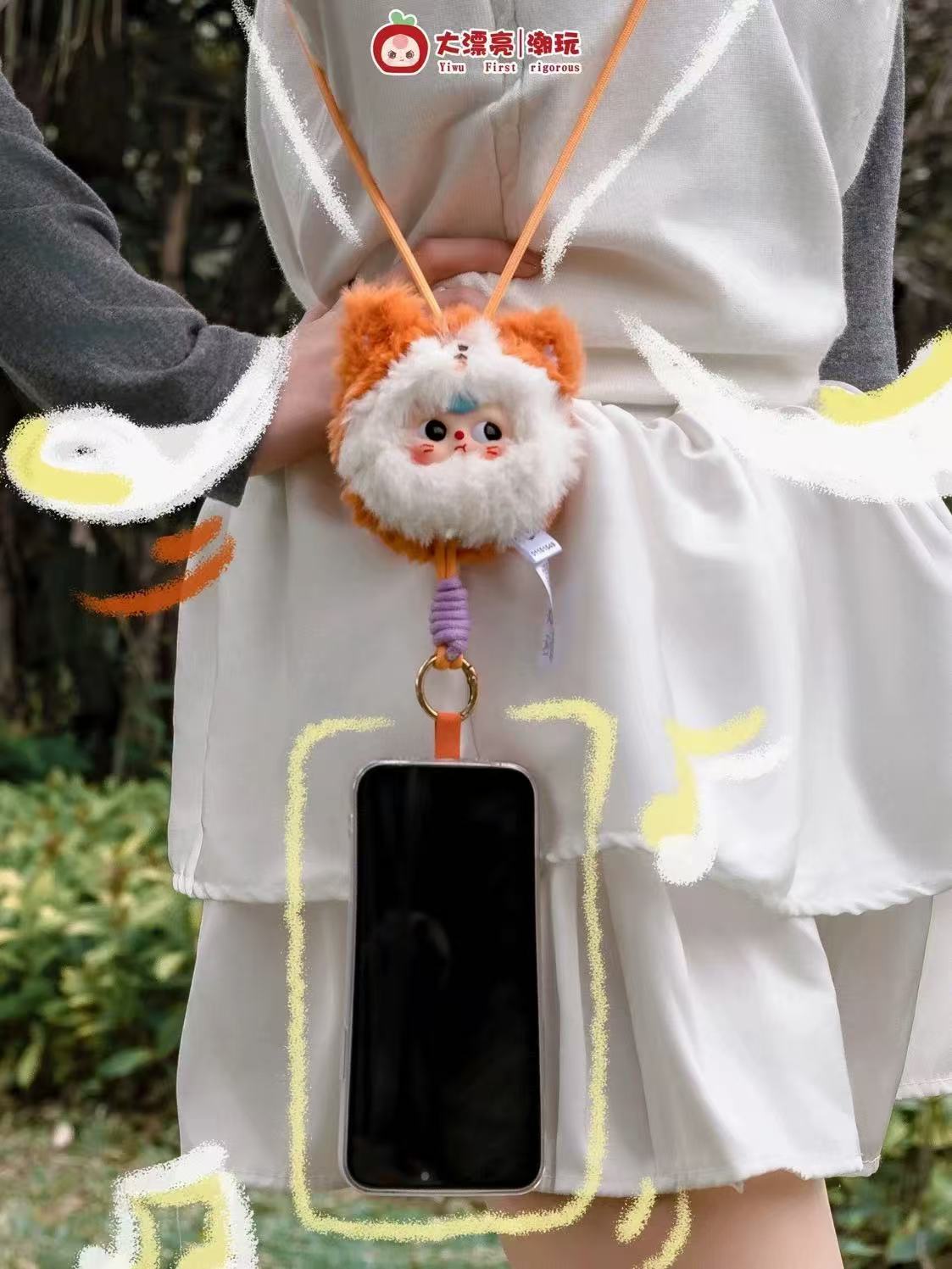 Baby three-phone strap