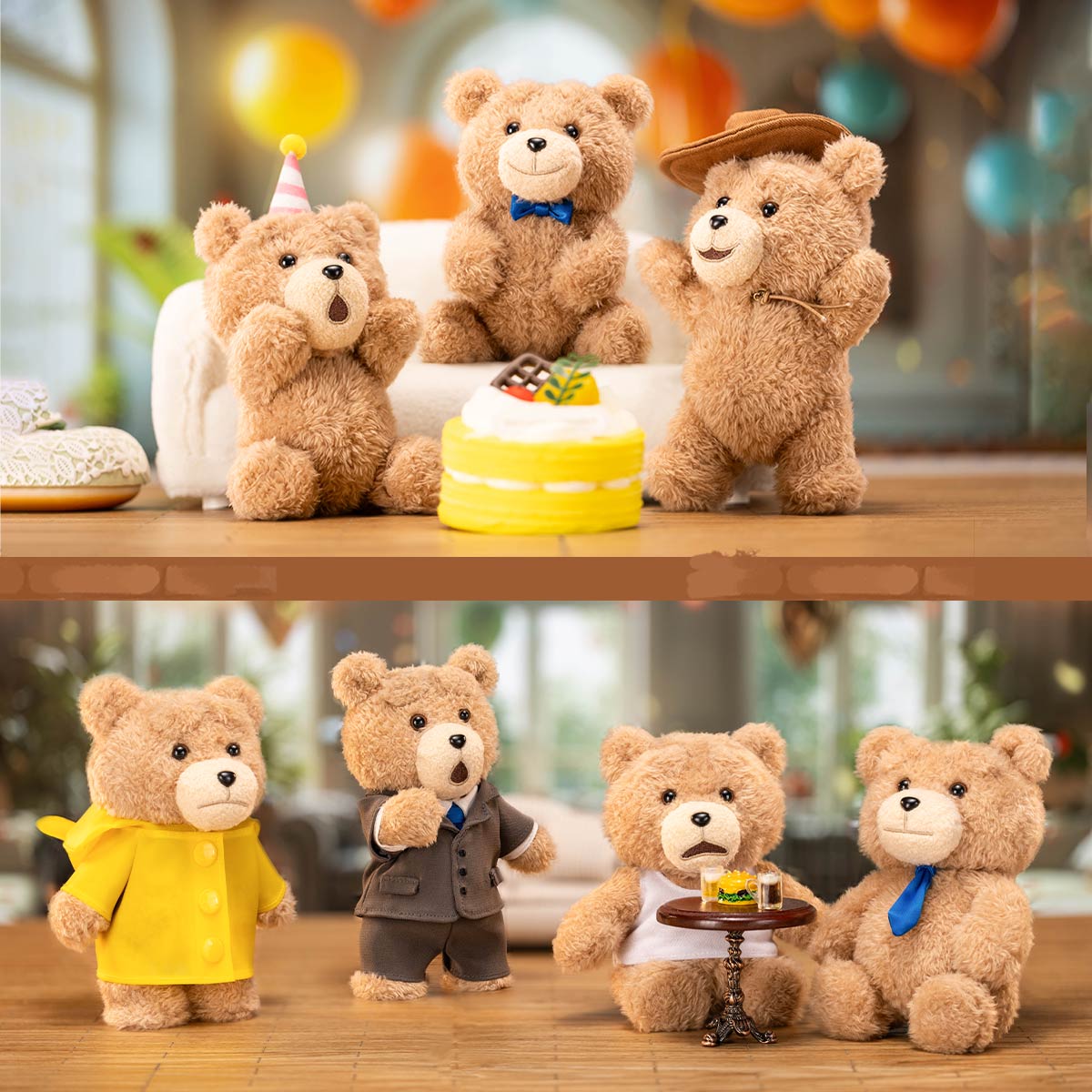 Ted2 Teddy Bear Mobile Plush Pendant