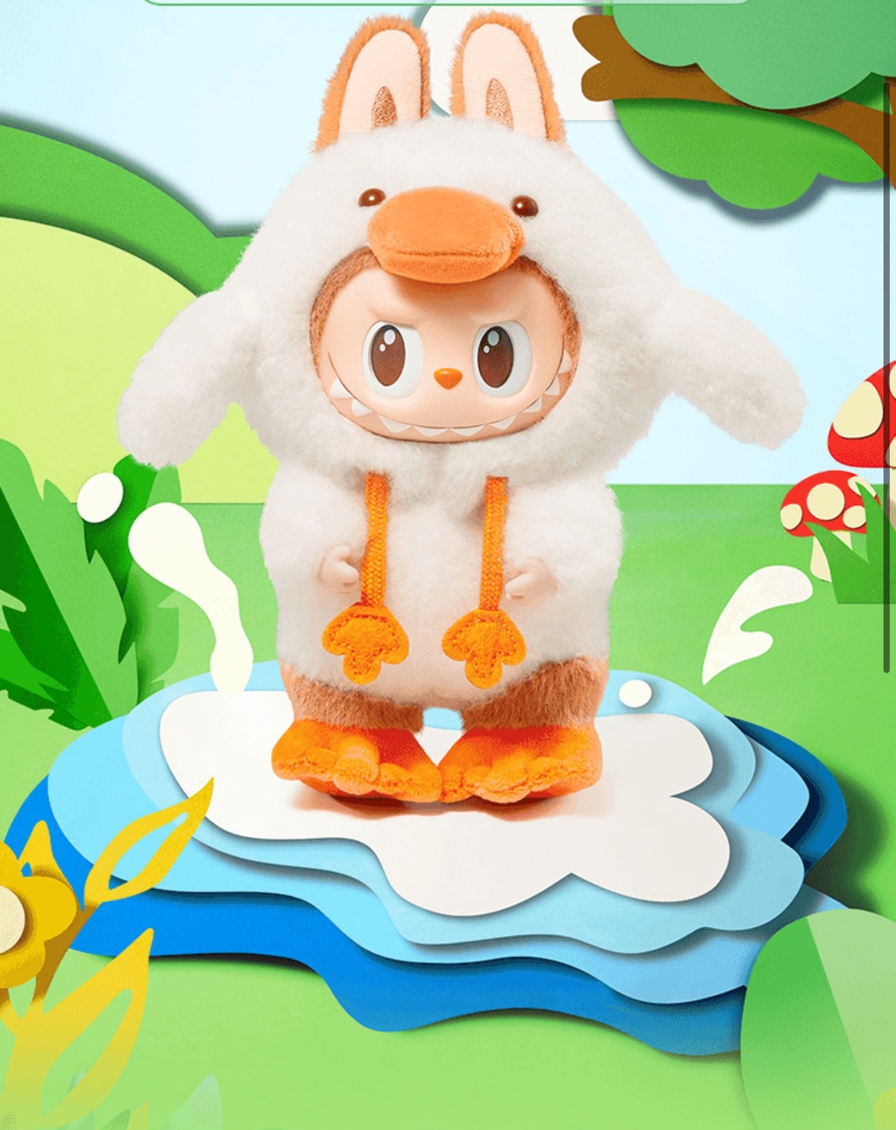 THE MONSTERS LABUBU Forest Fairy Tale duck Series Vinyl Plush doll(ship from USA)Exclusive for US customers