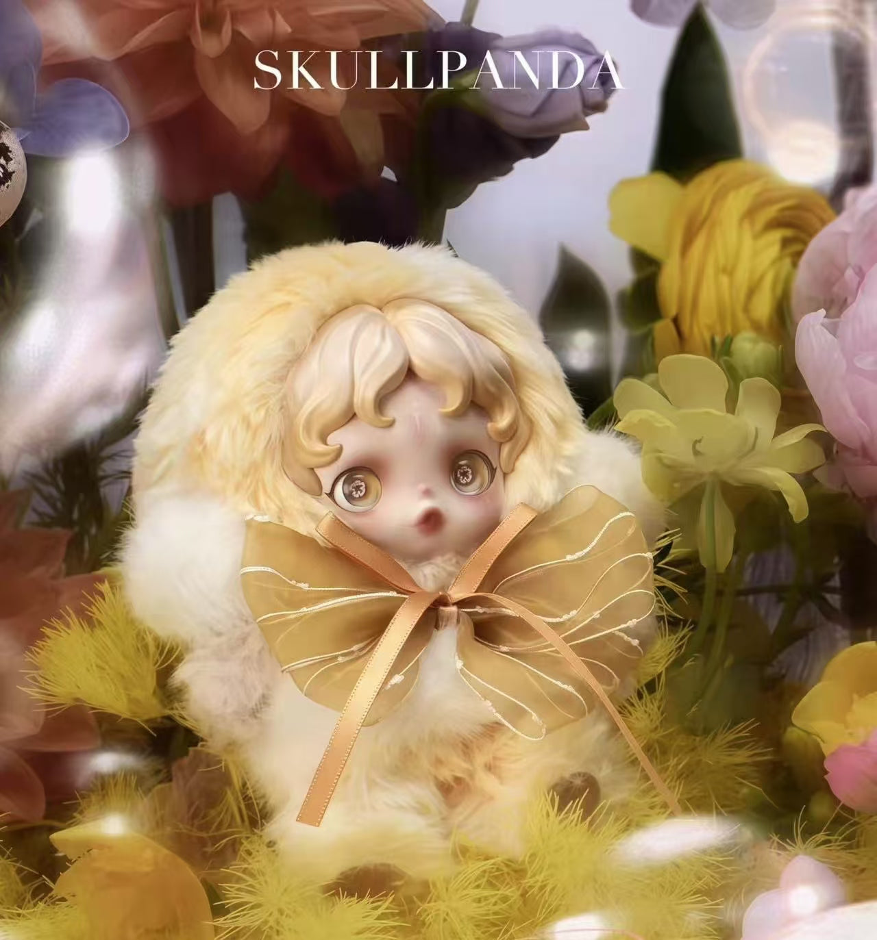 SKULL PANDA V2 L impressionnisme Series Plush doll