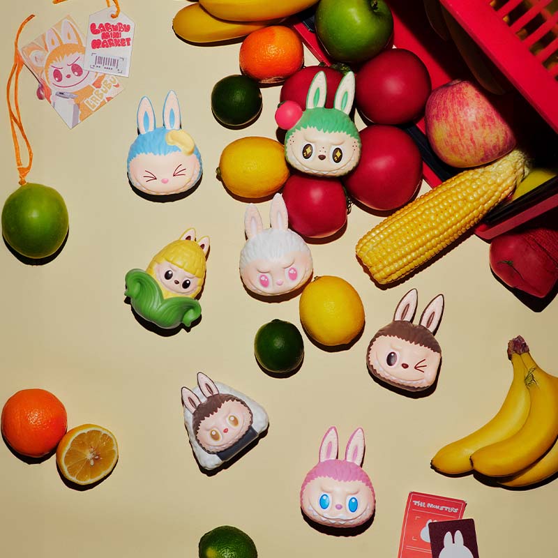 Labubu Wacky Mart Store Series Pinch squishy Pendant Blind Box