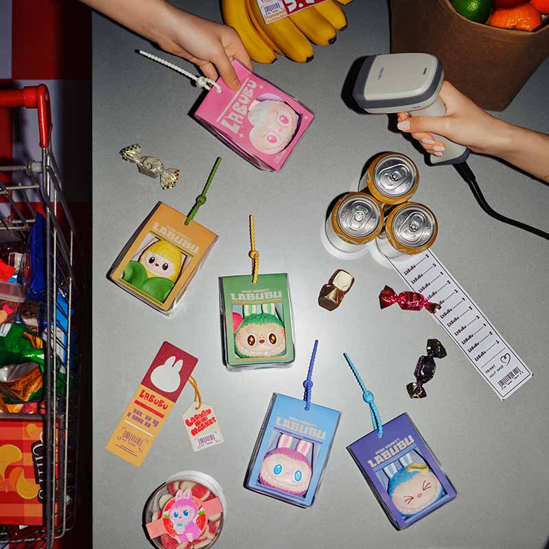 Labubu Wacky Mart Store Series Pinch squishy Pendant Blind Box