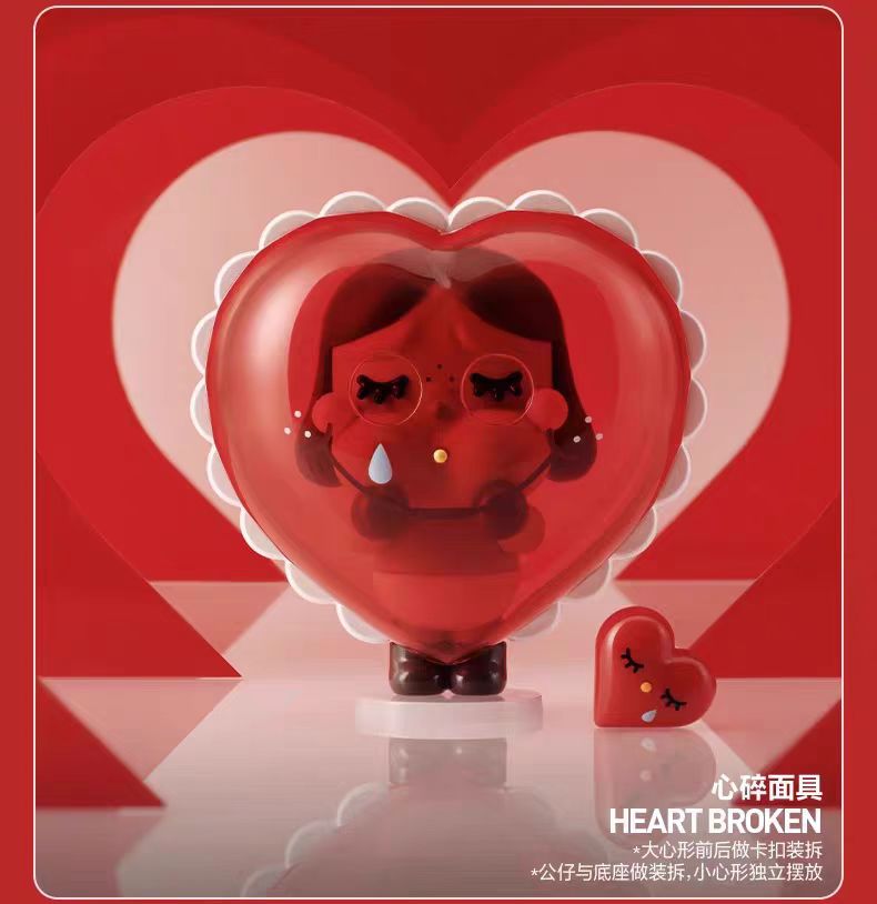 CRYBABY Crying For Love Series-Vinyl Plush Hanging Card (Love You Cherry Much)