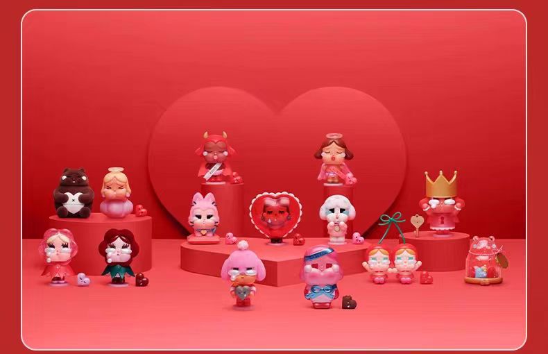 CRYBABY Crying For Love Series-Vinyl Plush Hanging Card (Love You Cherry Much)