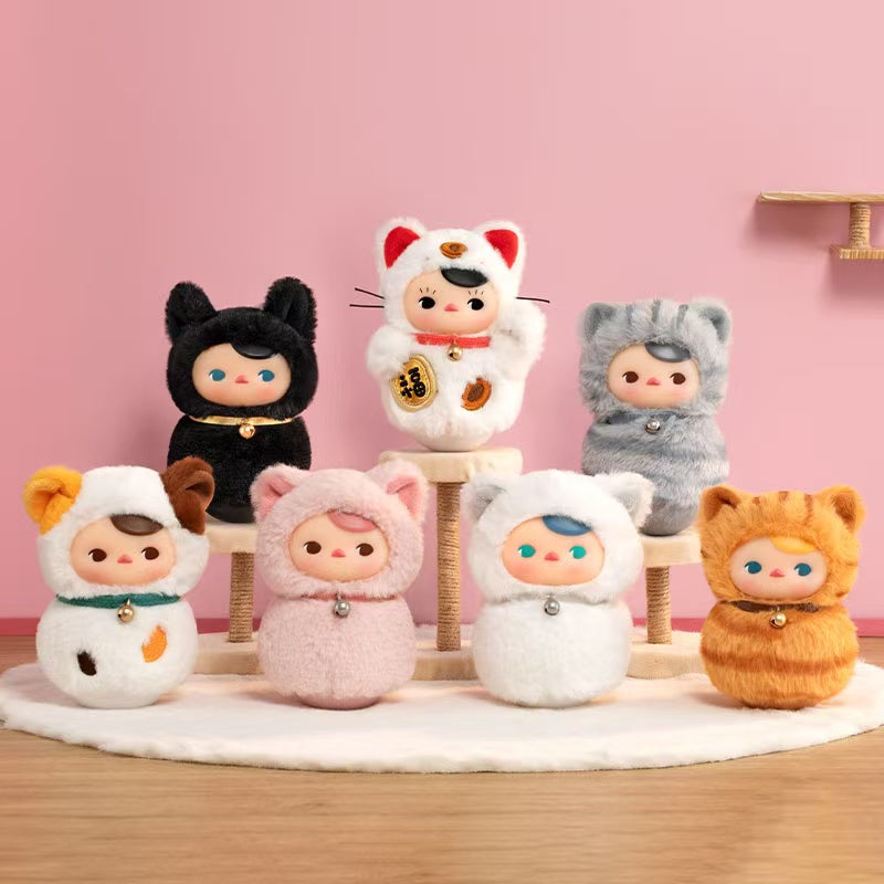 PUCKY Roly Poly Kitty Series Vinyl Plush