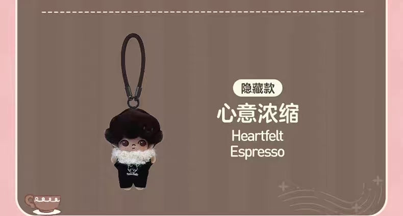 DIMOO Crush on Coffee Series plush keychain