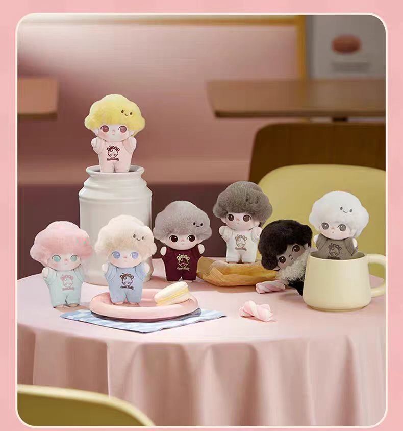 DIMOO Crush on Coffee Series plush keychain