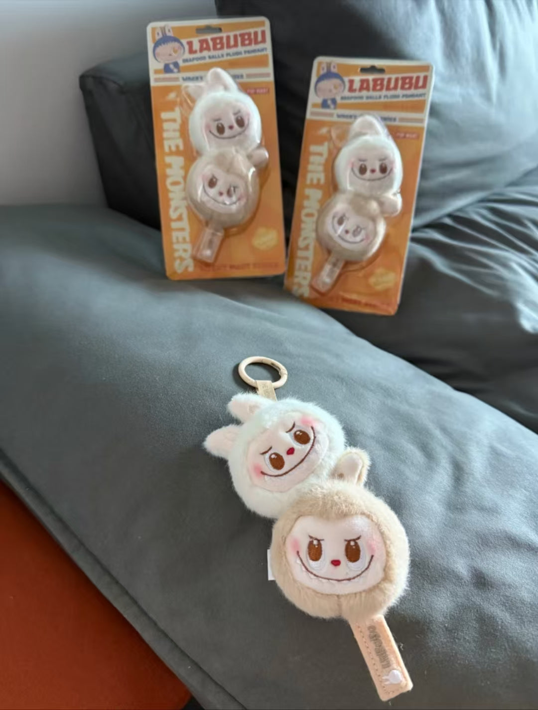 LABUBU SEAFOOD BALLS PLUSH PENDANT