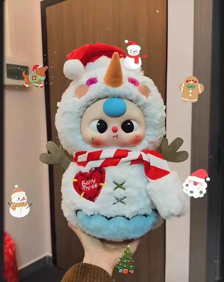 BABY Three -Christmas 400% Plush Blind Box