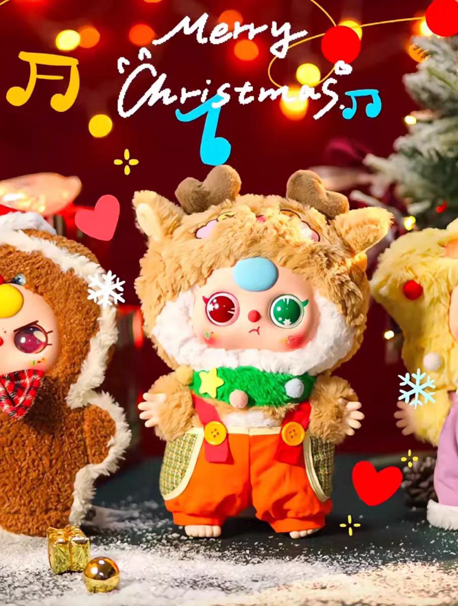BABY Three -Christmas 400% Plush Blind Box