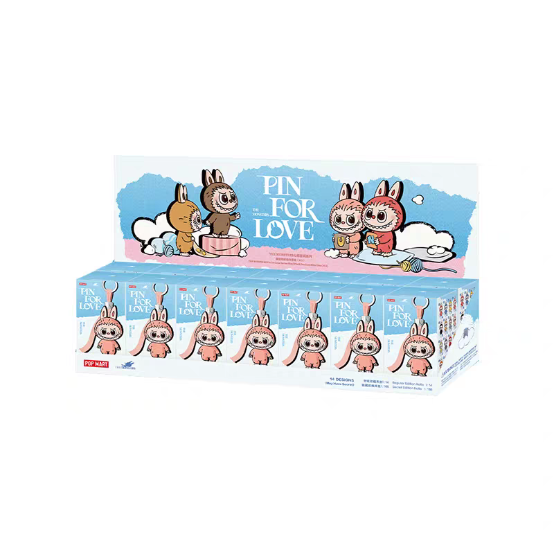Only Blind box（ship from USA around 2-5 days)LABUBU THE MONSTERS V4 PIN FOR LOVE SERIES