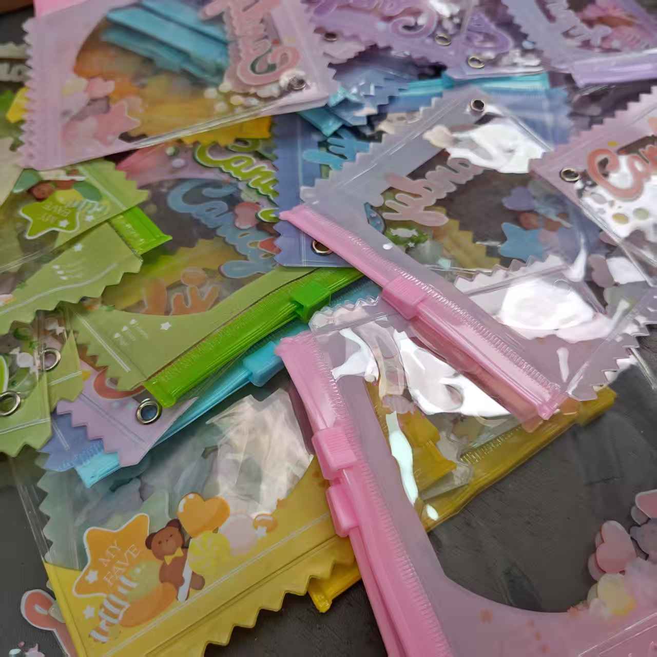 DIY colorful candy bags