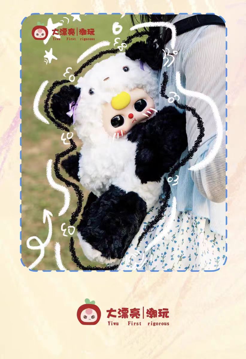 Baby Three Hugging Baby Backpack Plush