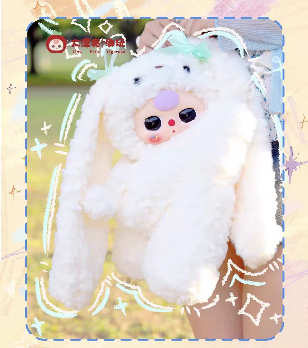 Baby Three Hugging Baby Backpack Plush