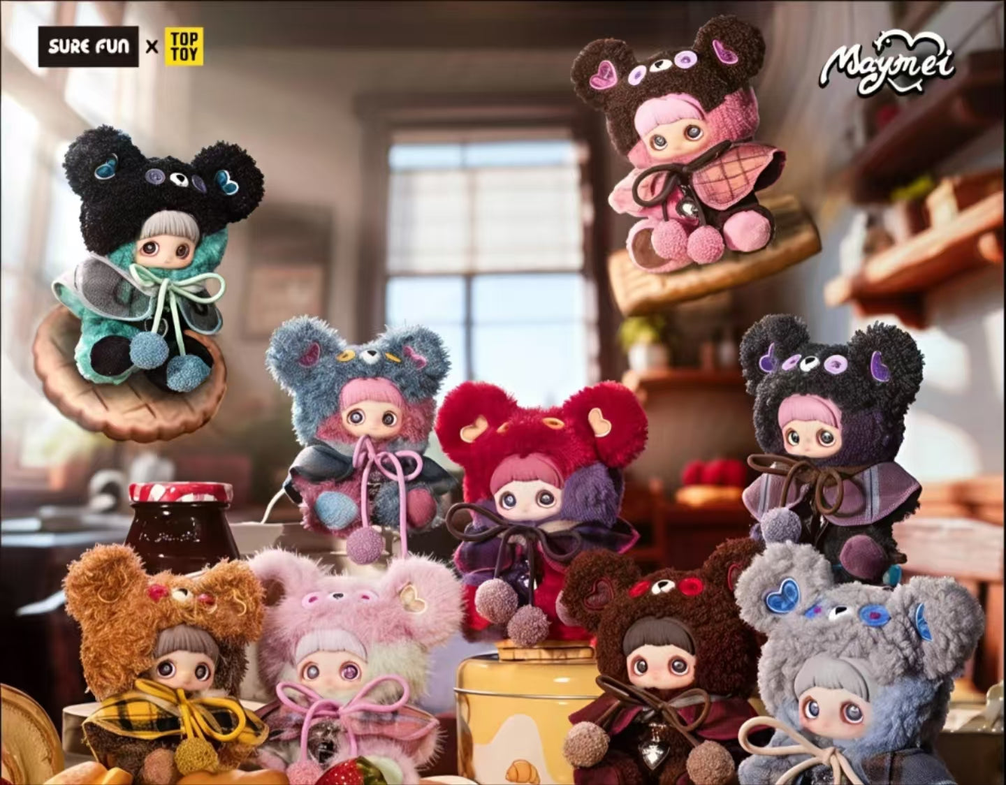 Maymei Tiny Bear Cookie Plush Doll