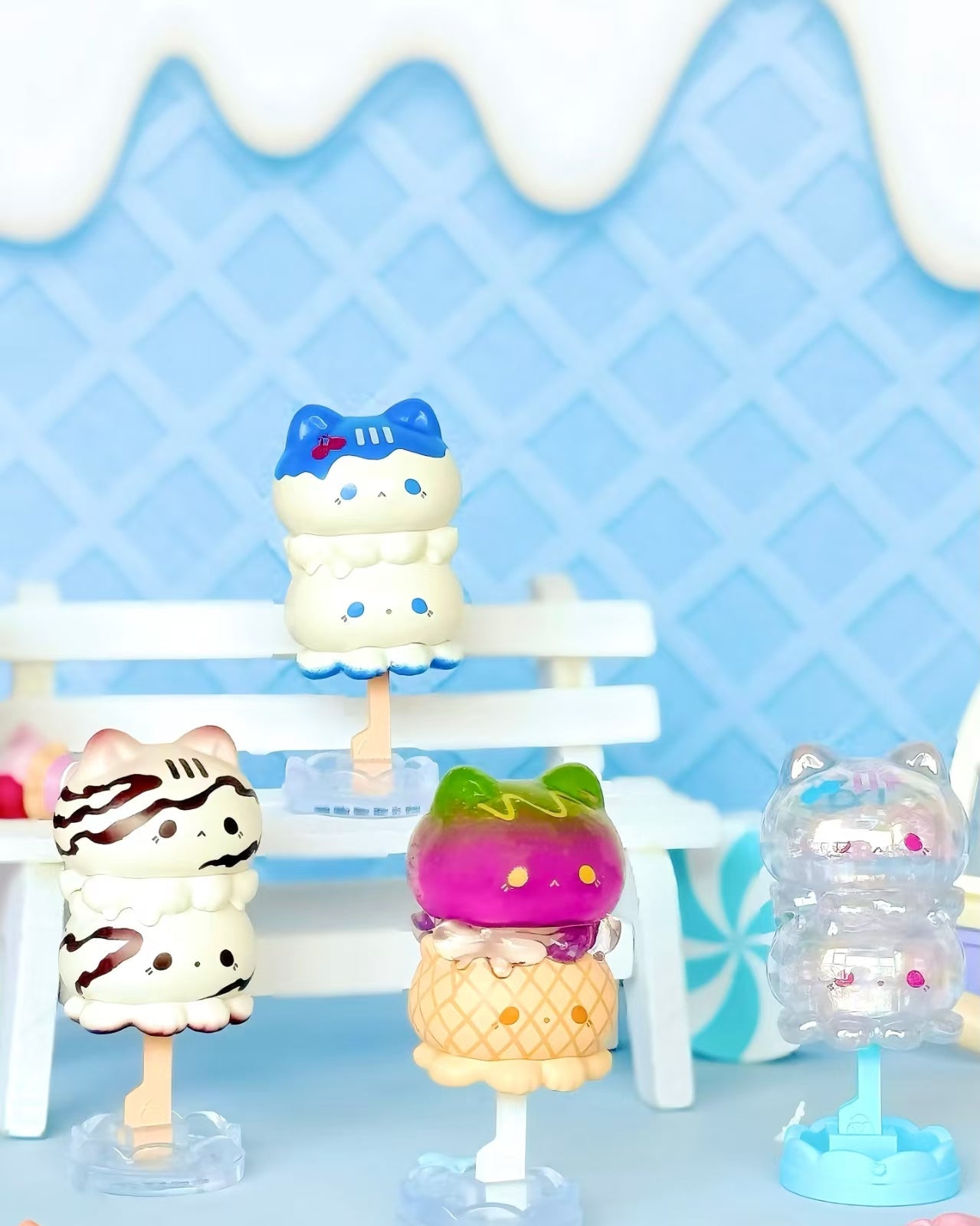 Octcats'ice cream series pop bean