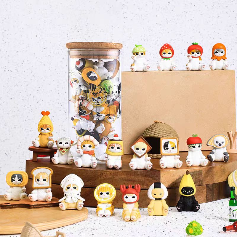 Mofusand kitty small beans blind bags