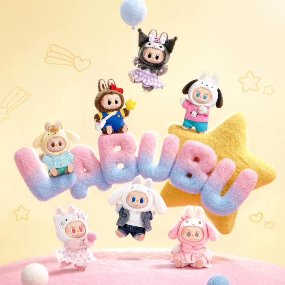 THE MONSTERS × Hello Kitty and Friends Series-Vinyl Plush Pendant Blind Box