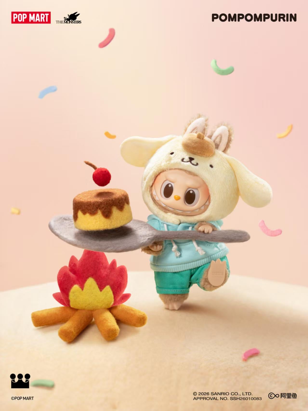 THE MONSTERS × Hello Kitty and Friends Series-Vinyl Plush Pendant Blind Box