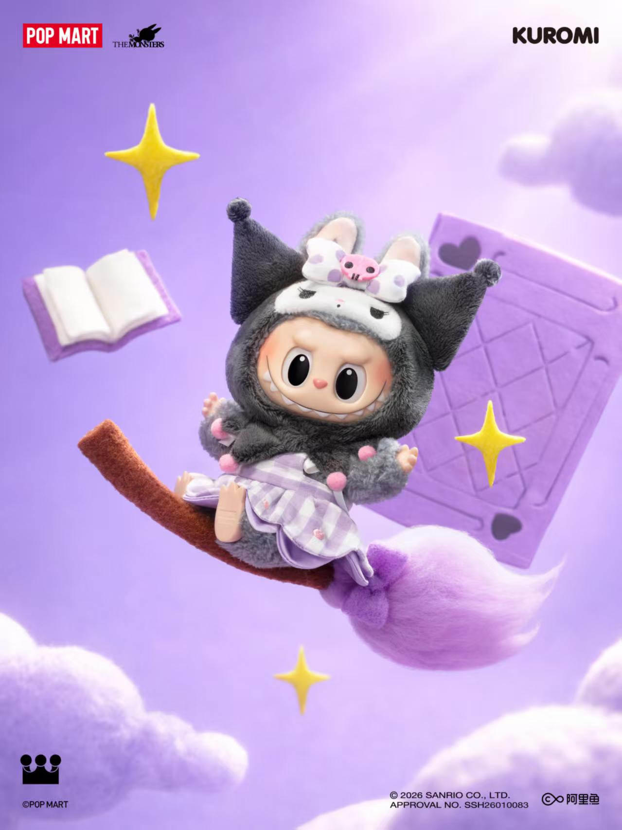 THE MONSTERS × Hello Kitty and Friends Series-Vinyl Plush Pendant Blind Box