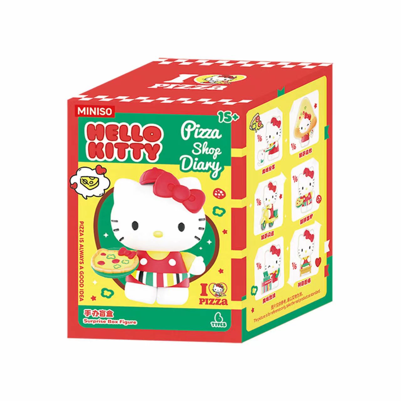 Hello Kitty Pizza Shop Diary Series figures