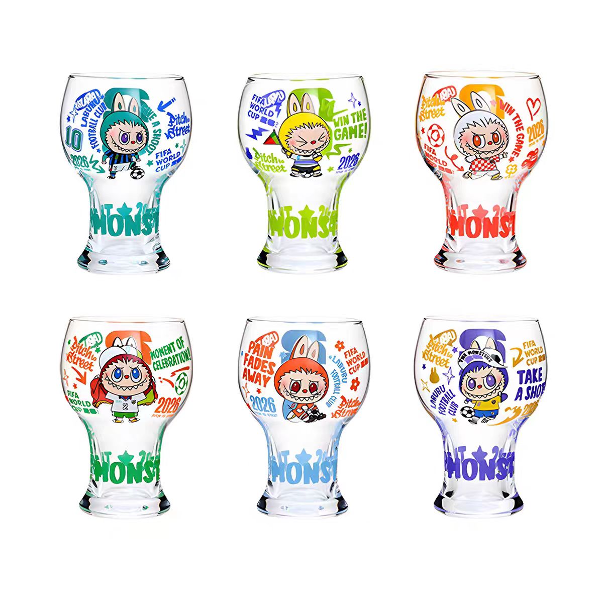 THE MONSTERS × FIFA SERIES-Glass Cup Blind BOX