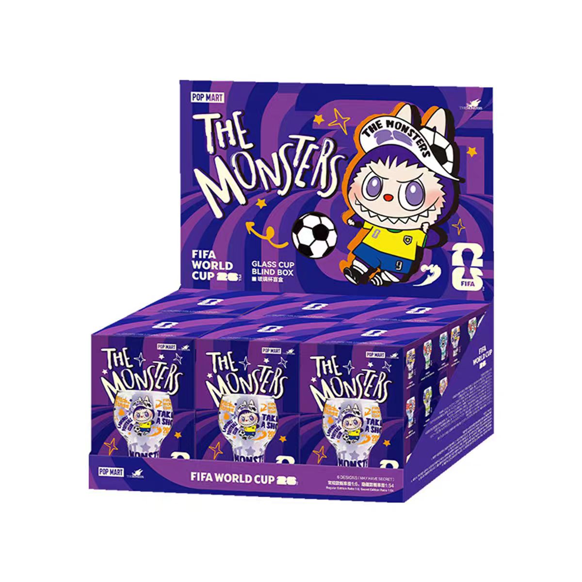 THE MONSTERS × FIFA SERIES-Glass Cup Blind BOX