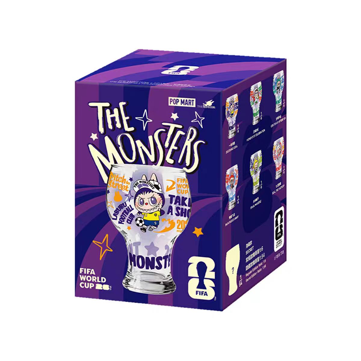 THE MONSTERS × FIFA SERIES-Glass Cup Blind BOX