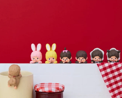 Monchichi HIPPERS DECORATIVE MINI FIGURES Blind Box