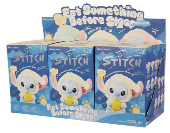 Stitch Eat Something Before Sleep collection vinyl plush doll