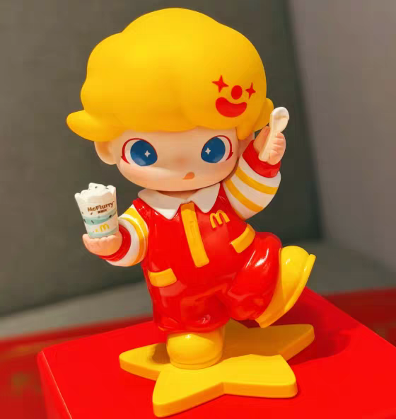 McDonald's collaboration DIMOO McCafé McFlurry figure