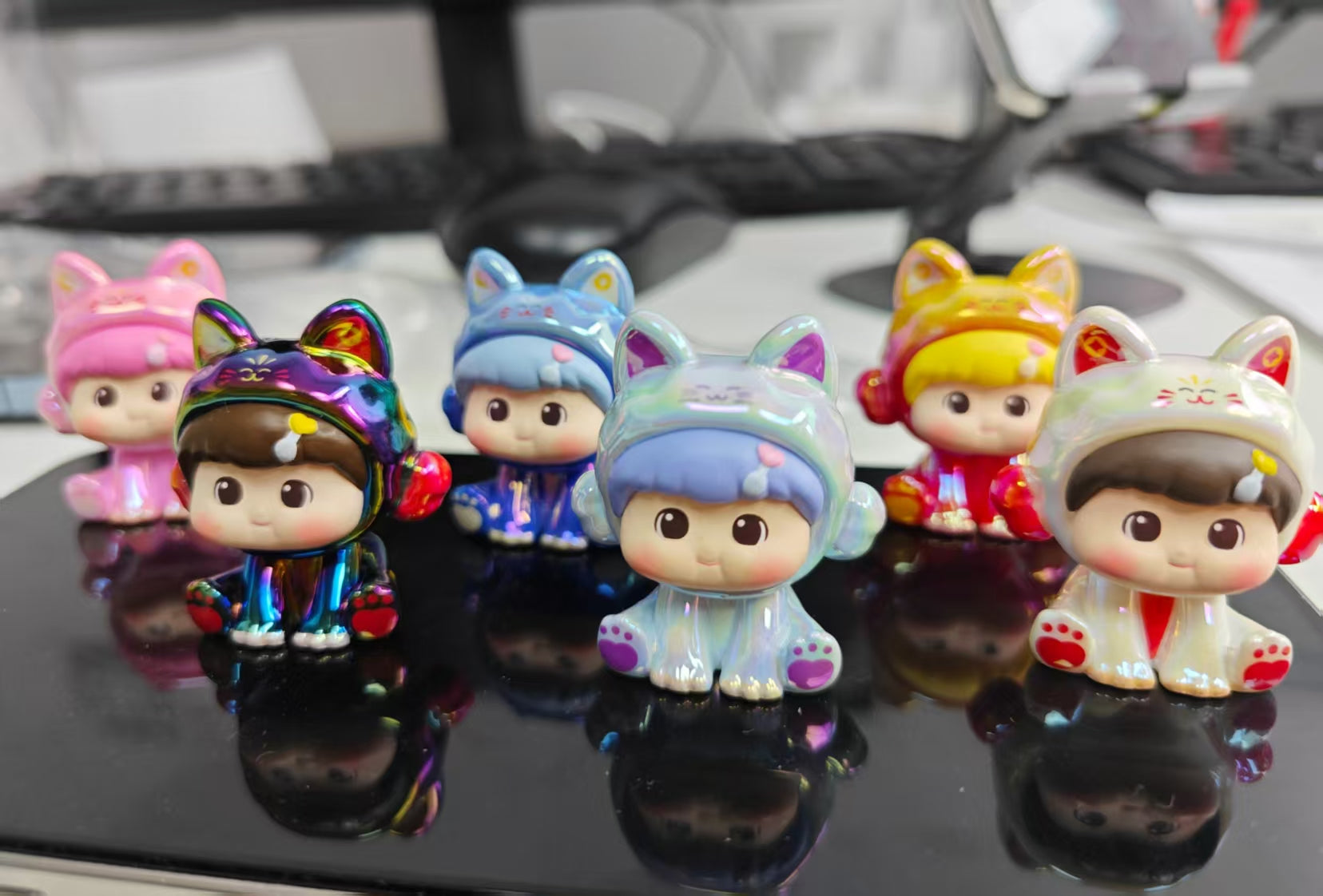 fufu zhao cai money lucky cat popbean