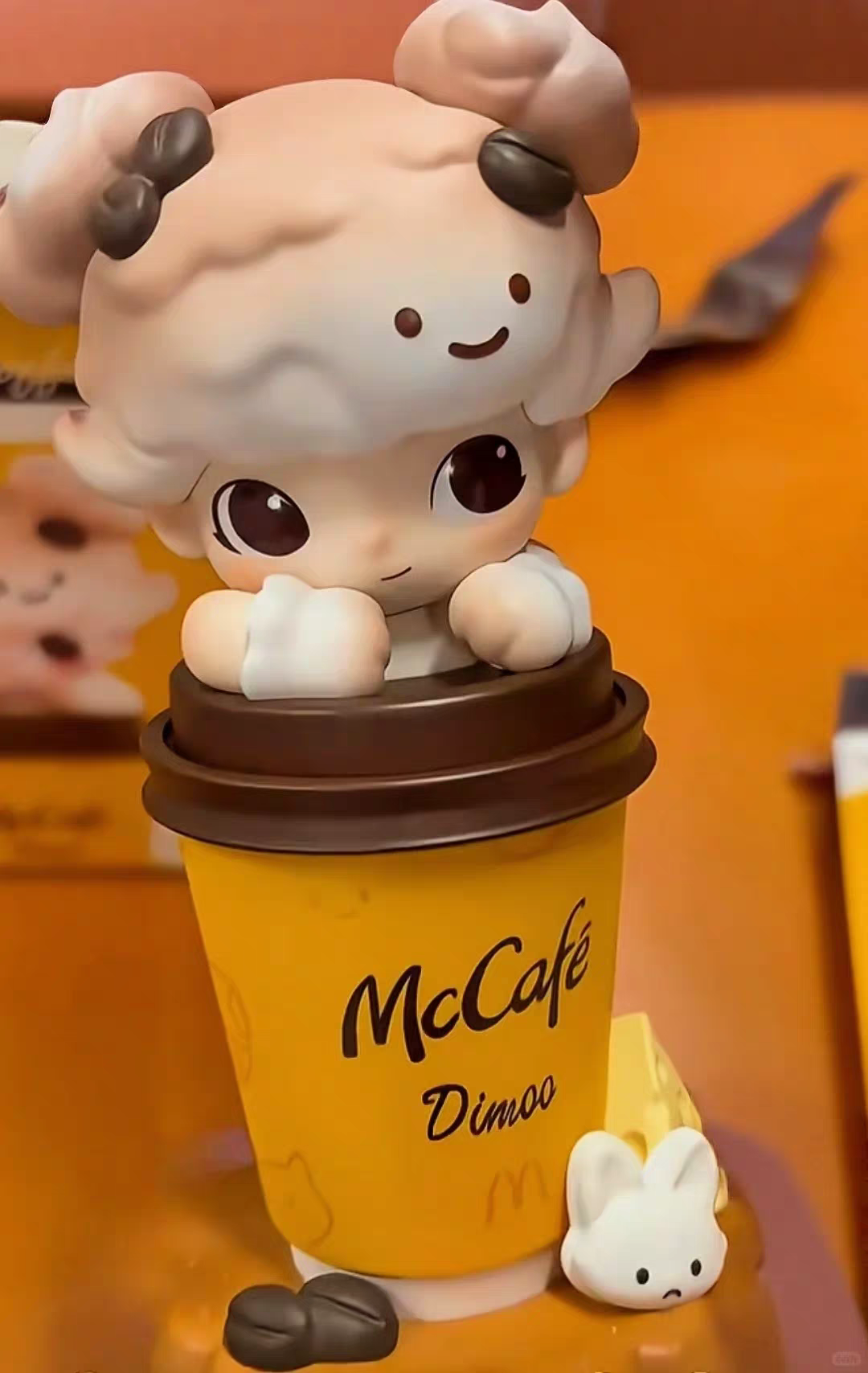 McDonald's collaboration DIMOO McCafé McFlurry figure