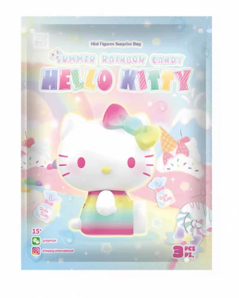 Hello Kitty Summer Rainbow Candy Mini Figures Surpise Bag