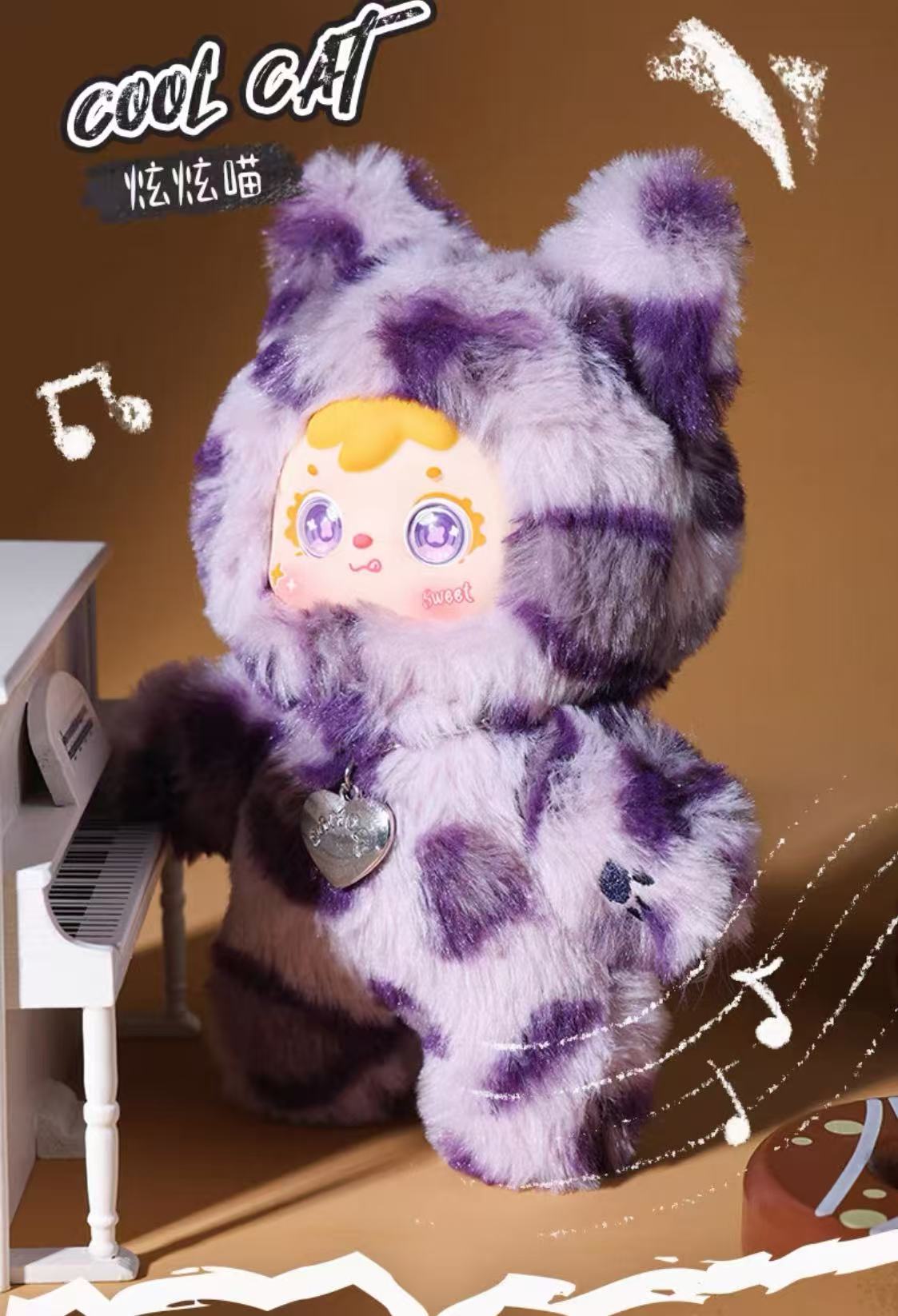 Samuel Meow Meow's Cool Moment Vinyl Plush Pendant Blind Box