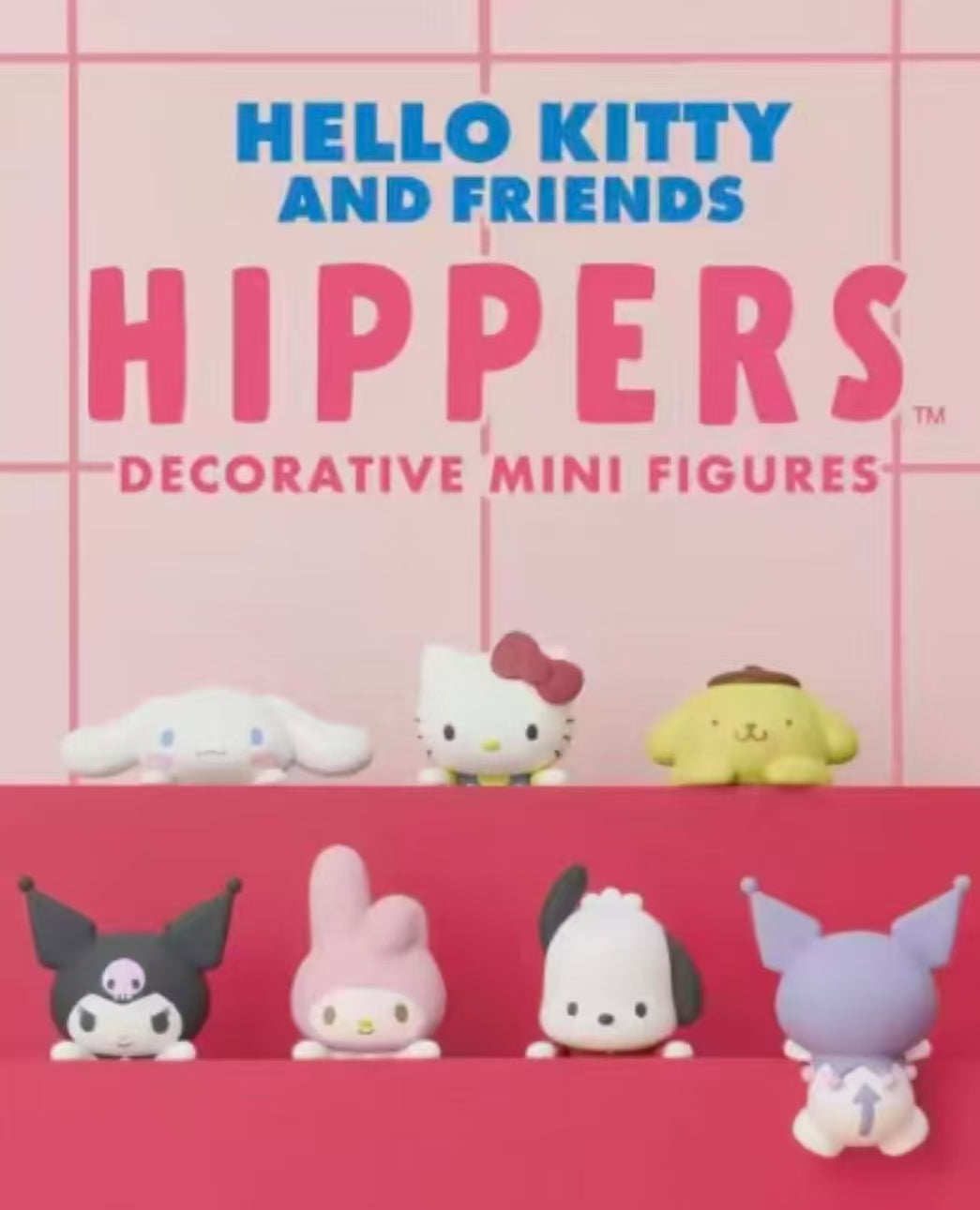 HELLO KITTY AND FRIENDS HIPPERS DECORATIVE MINI FIGURES