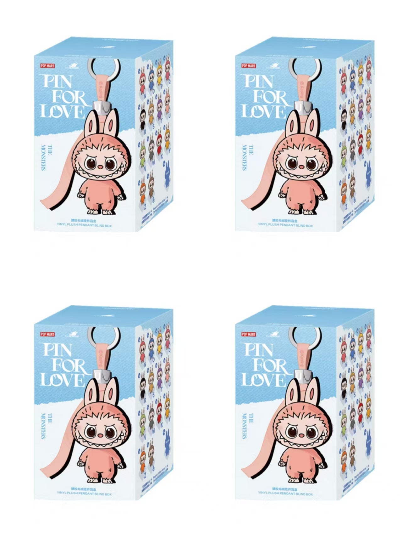 Only Blind box（ship from USA around 2-5 days)LABUBU THE MONSTERS V4 PIN FOR LOVE SERIES