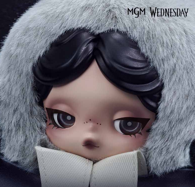 SKULLPANDA x WEDNESDAY PLUSH-Pre order（Nevermore Academy Uniform Version）