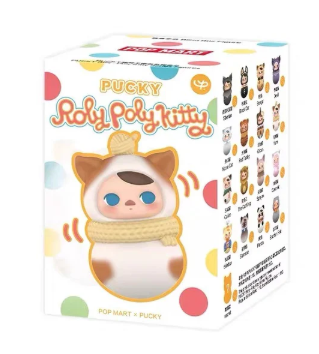 PUCKY Roly Poly Kitty Series Figrues