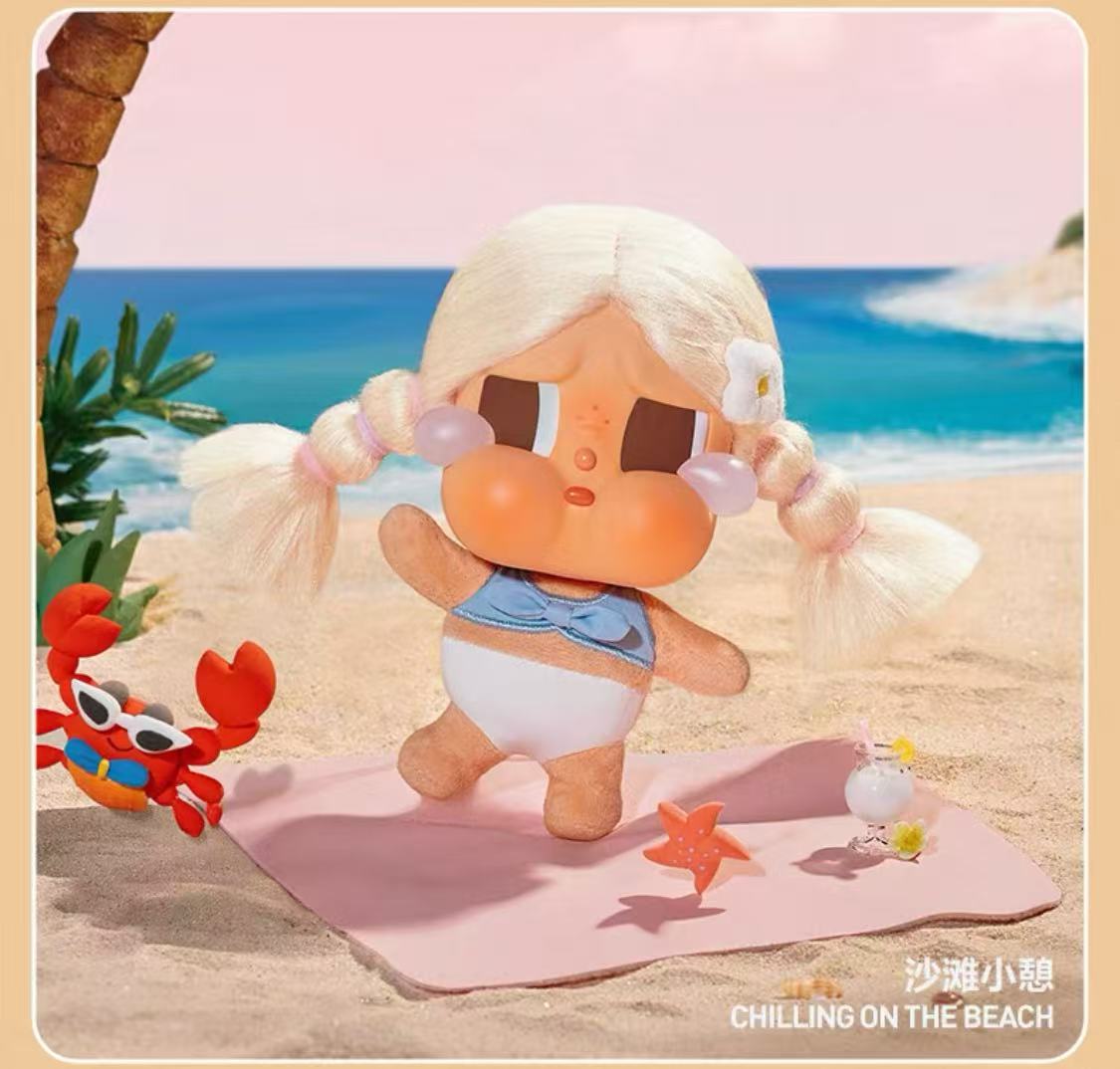 CRYBABY VACATION MODE ON Vinyl plush pendant blind box