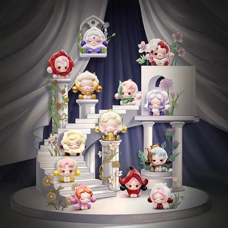 SKULLPANDA Petals in Four Acts serious little beans