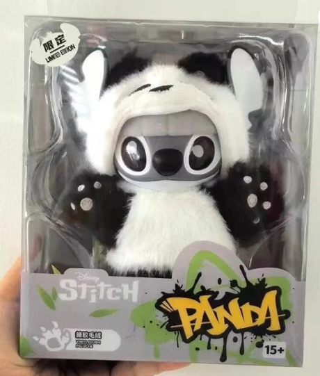Disney Stitch Genz Street Collection Panda Viny Plush