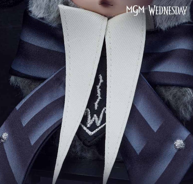 SKULLPANDA x WEDNESDAY PLUSH-Pre order（Nevermore Academy Uniform Version）