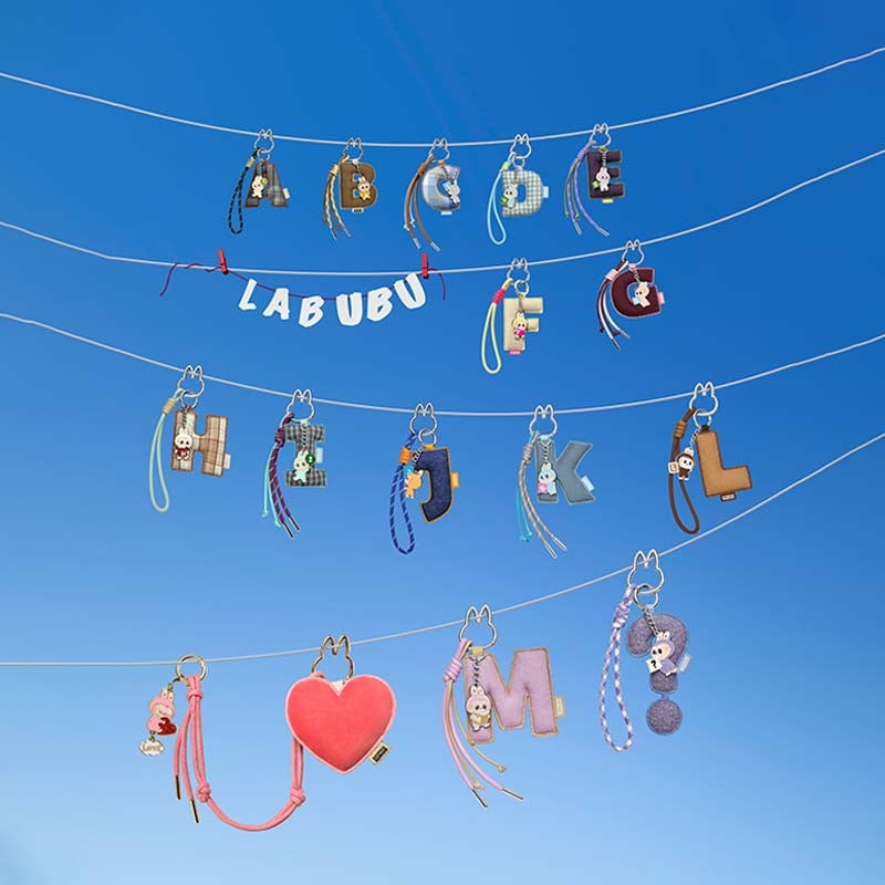 THE MONSTERS Pin for Love Series-Letter Pendant Blind Box (A-M)