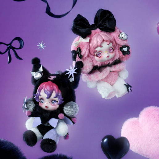 SKULLPANDA × MY MELODY-KUROMI  Plush